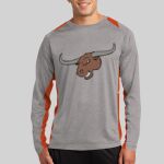 Long Sleeve Heather Colorblock Contender ™ Tee Thumbnail