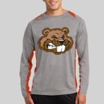 Long Sleeve Heather Colorblock Contender ™ Tee Thumbnail