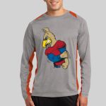 Long Sleeve Heather Colorblock Contender ™ Tee Thumbnail