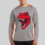 Long Sleeve Heather Colorblock Contender ™ Tee Thumbnail