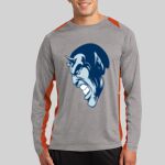 Long Sleeve Heather Colorblock Contender ™ Tee Thumbnail