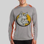 Long Sleeve Heather Colorblock Contender ™ Tee Thumbnail