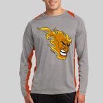 Long Sleeve Heather Colorblock Contender ™ Tee Thumbnail