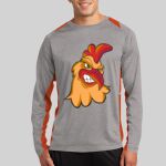 Long Sleeve Heather Colorblock Contender ™ Tee Thumbnail