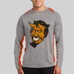 Long Sleeve Heather Colorblock Contender ™ Tee Thumbnail