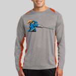 Long Sleeve Heather Colorblock Contender ™ Tee Thumbnail