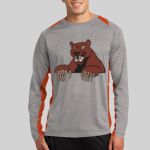 Long Sleeve Heather Colorblock Contender ™ Tee Thumbnail