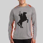 Long Sleeve Heather Colorblock Contender ™ Tee Thumbnail