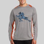 Long Sleeve Heather Colorblock Contender ™ Tee Thumbnail