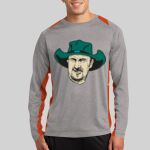 Long Sleeve Heather Colorblock Contender ™ Tee Thumbnail