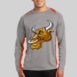 Long Sleeve Heather Colorblock Contender ™ Tee Thumbnail