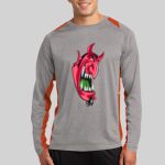 Long Sleeve Heather Colorblock Contender ™ Tee Thumbnail