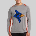 Long Sleeve Heather Colorblock Contender ™ Tee Thumbnail