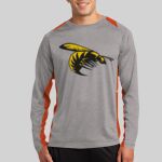 Long Sleeve Heather Colorblock Contender ™ Tee Thumbnail