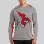 Long Sleeve Heather Colorblock Contender ™ Tee Thumbnail