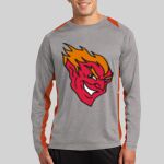 Long Sleeve Heather Colorblock Contender ™ Tee Thumbnail