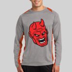 Long Sleeve Heather Colorblock Contender ™ Tee Thumbnail