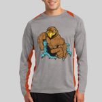 Long Sleeve Heather Colorblock Contender ™ Tee Thumbnail