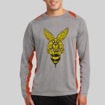 Long Sleeve Heather Colorblock Contender ™ Tee Thumbnail