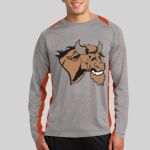 Long Sleeve Heather Colorblock Contender ™ Tee Thumbnail