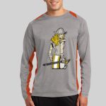 Long Sleeve Heather Colorblock Contender ™ Tee Thumbnail