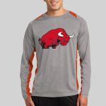 Long Sleeve Heather Colorblock Contender ™ Tee Thumbnail