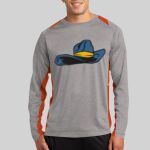 Long Sleeve Heather Colorblock Contender ™ Tee Thumbnail