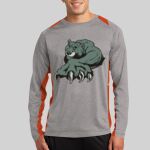 Long Sleeve Heather Colorblock Contender ™ Tee Thumbnail