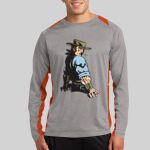 Long Sleeve Heather Colorblock Contender ™ Tee Thumbnail