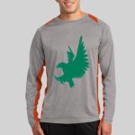 Long Sleeve Heather Colorblock Contender ™ Tee Thumbnail