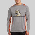 Long Sleeve Heather Colorblock Contender ™ Tee Thumbnail