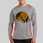 Long Sleeve Heather Colorblock Contender ™ Tee Thumbnail