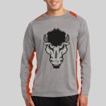 Long Sleeve Heather Colorblock Contender ™ Tee Thumbnail
