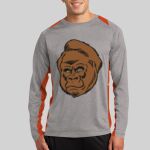 Long Sleeve Heather Colorblock Contender ™ Tee Thumbnail