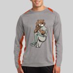 Long Sleeve Heather Colorblock Contender ™ Tee Thumbnail