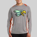Long Sleeve Heather Colorblock Contender ™ Tee Thumbnail