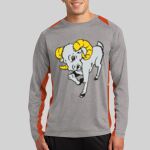 Long Sleeve Heather Colorblock Contender ™ Tee Thumbnail