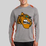 Long Sleeve Heather Colorblock Contender ™ Tee Thumbnail