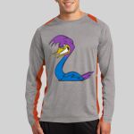 Long Sleeve Heather Colorblock Contender ™ Tee Thumbnail