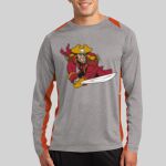 Long Sleeve Heather Colorblock Contender ™ Tee Thumbnail