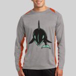 Long Sleeve Heather Colorblock Contender ™ Tee Thumbnail