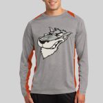 Long Sleeve Heather Colorblock Contender ™ Tee Thumbnail