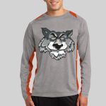 Long Sleeve Heather Colorblock Contender ™ Tee Thumbnail