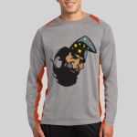 Long Sleeve Heather Colorblock Contender ™ Tee Thumbnail