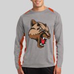 Long Sleeve Heather Colorblock Contender ™ Tee Thumbnail