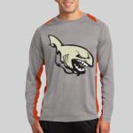 Long Sleeve Heather Colorblock Contender ™ Tee Thumbnail