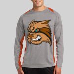 Long Sleeve Heather Colorblock Contender ™ Tee Thumbnail