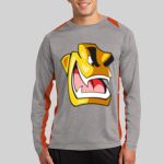 Long Sleeve Heather Colorblock Contender ™ Tee Thumbnail