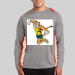 Long Sleeve Heather Colorblock Contender ™ Tee Thumbnail