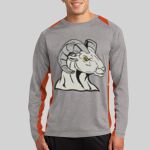 Long Sleeve Heather Colorblock Contender ™ Tee Thumbnail